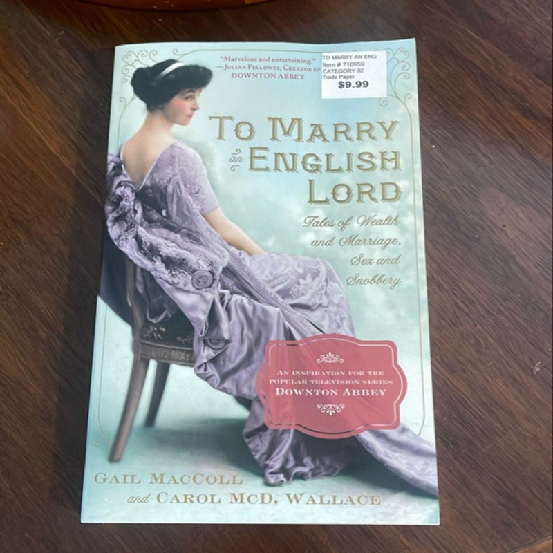 To Marry an English Lord