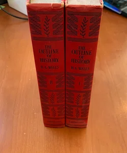 The Outline of History Vol 1 & 2 (1956 Garden City Edition)