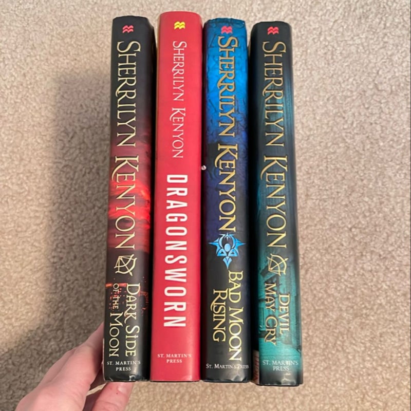 Four Hardcover Sherrilyn Kenyon books