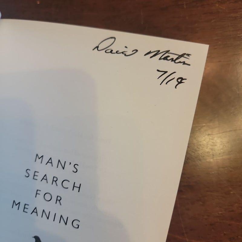 Man's Search for Meaning