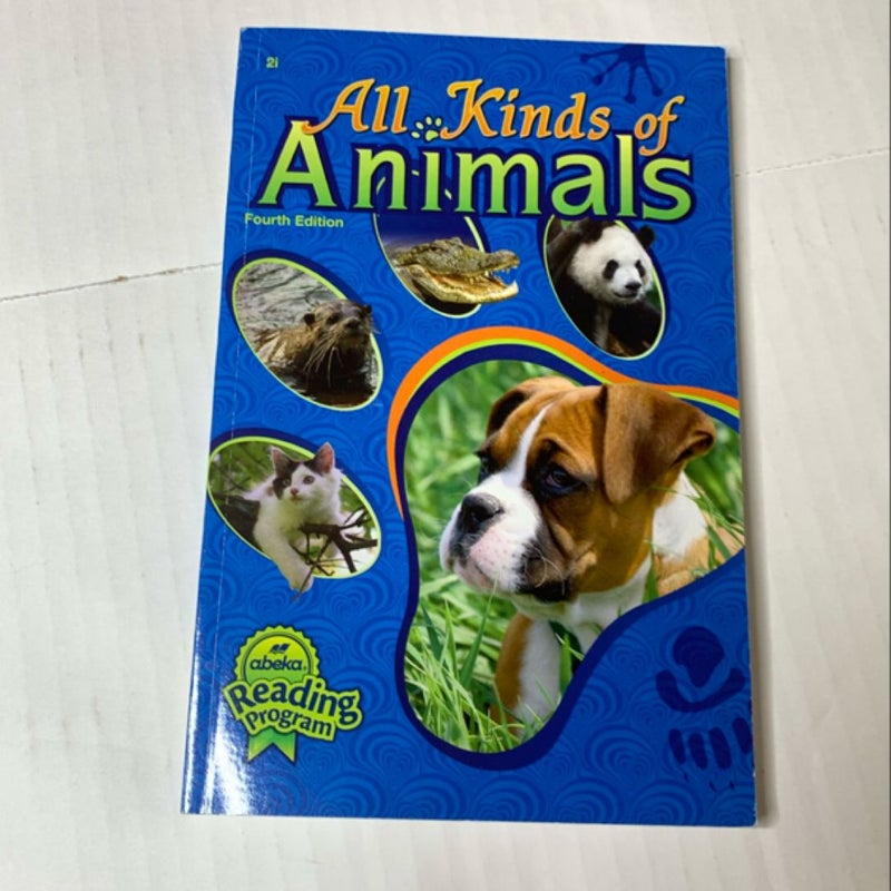 Abeka All Kinds Of Animals Reader