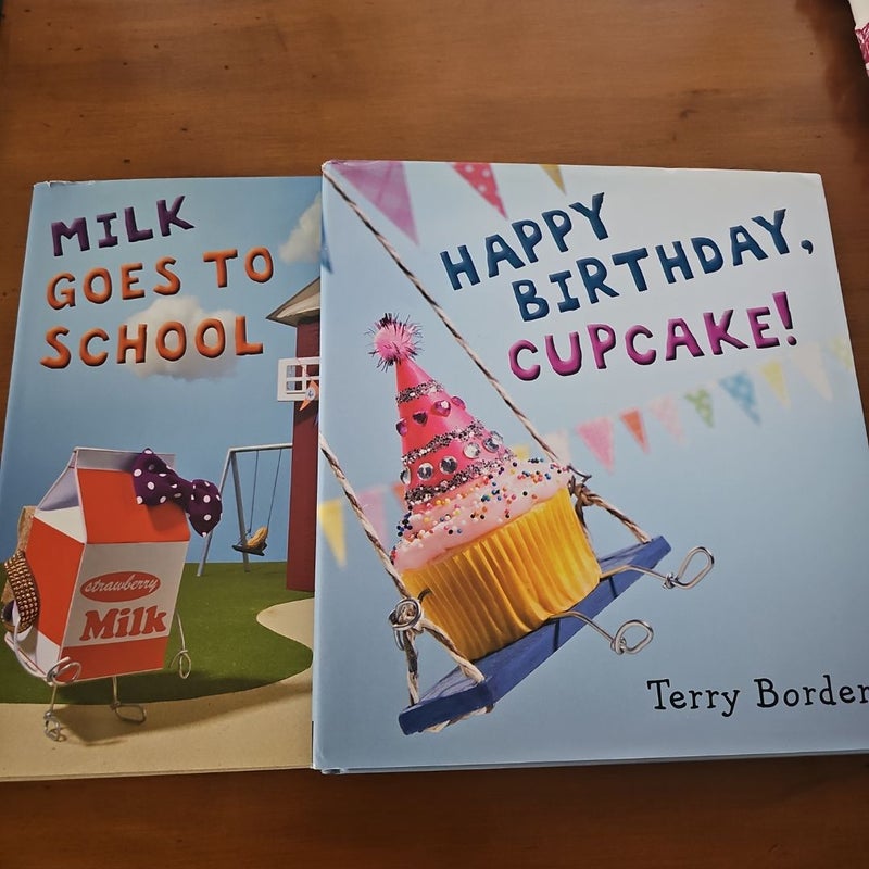 Milk Goes to School/ Happy Birthday Cupcake Bundle