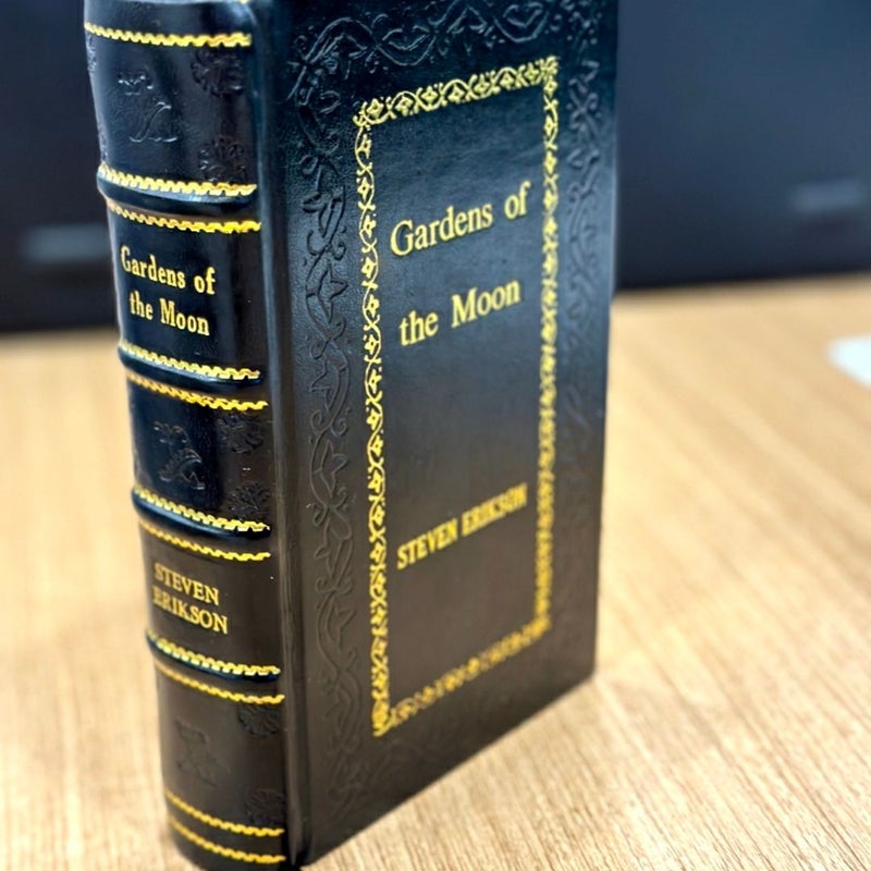Gardens of the Moon by Steven Erikson Leather-Bound