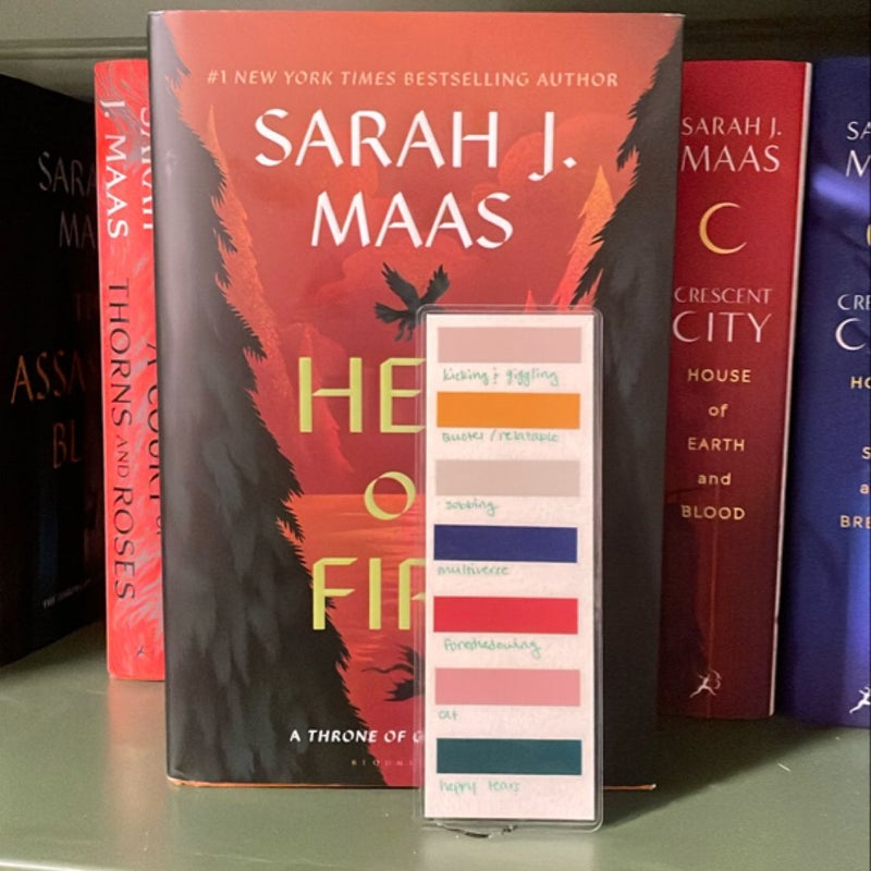 Heir of Fire *tabbed* with bookmark