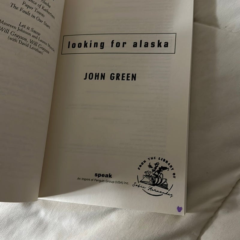 Looking for Alaska