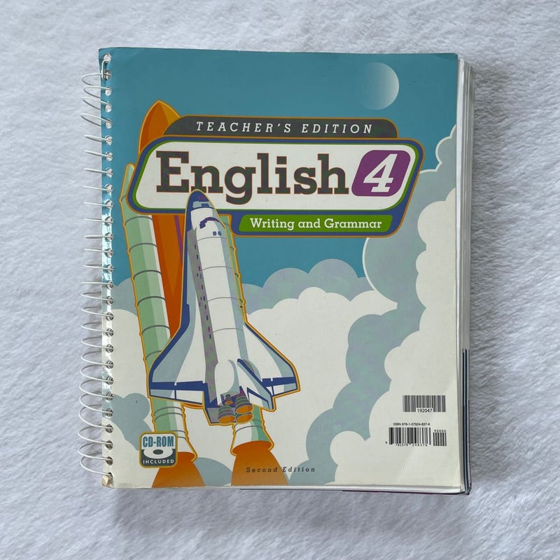 Writing and Grammar Teacher’s Edition English 4