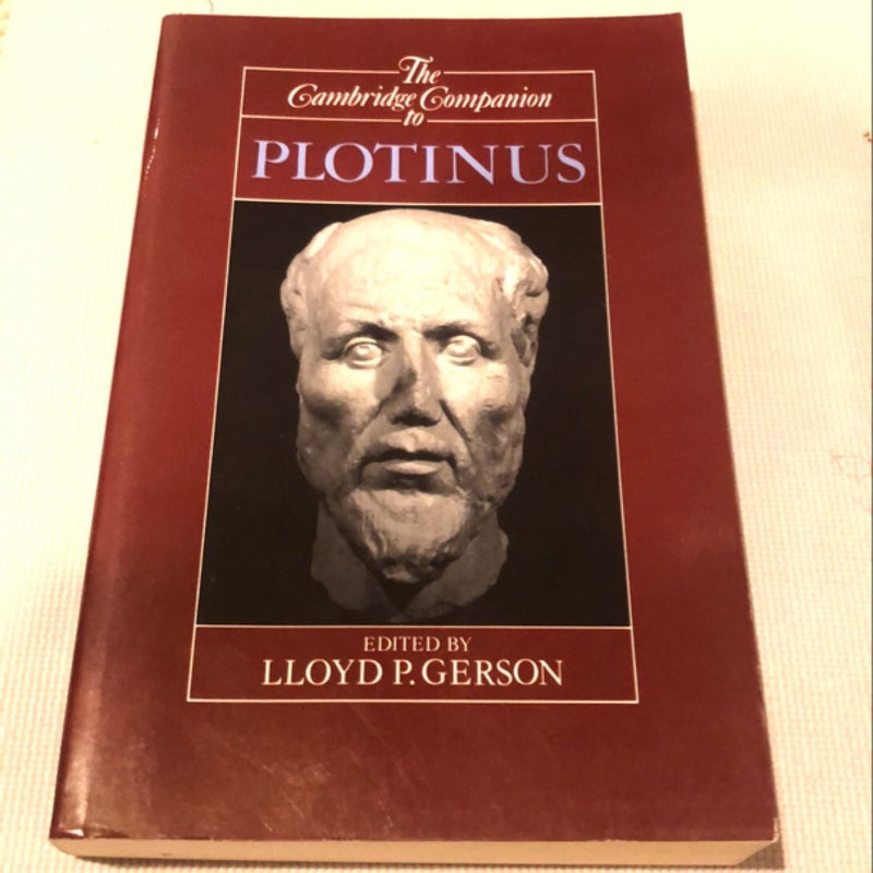 The Cambridge Companion to Plotinus