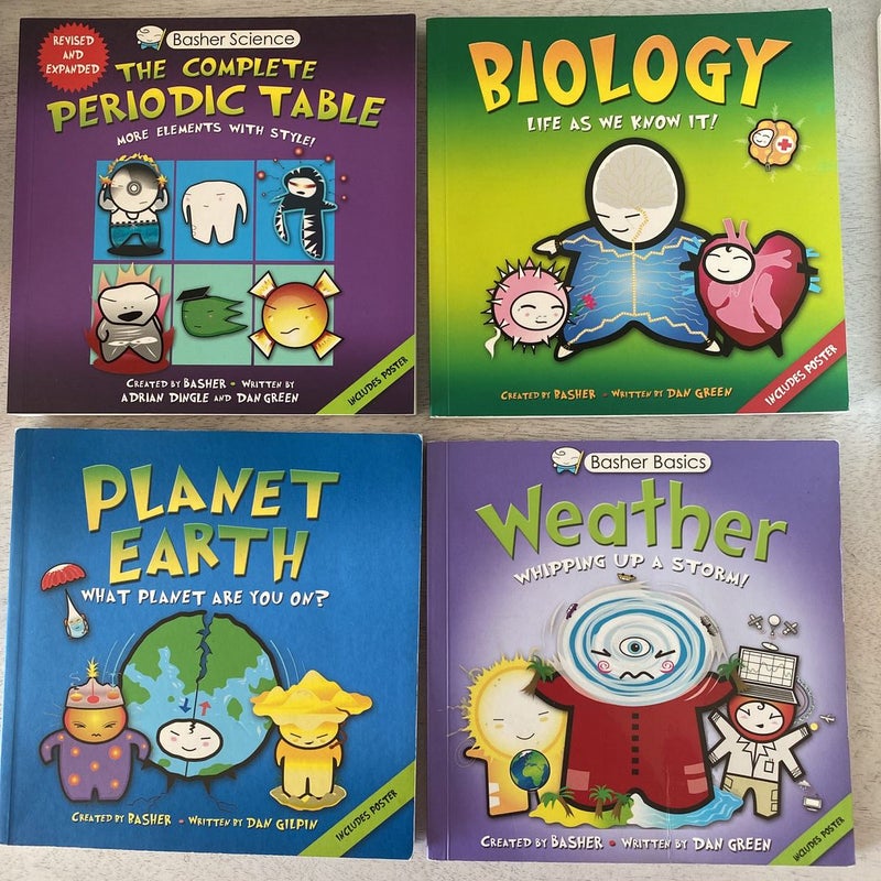 Basher Science 4 book set