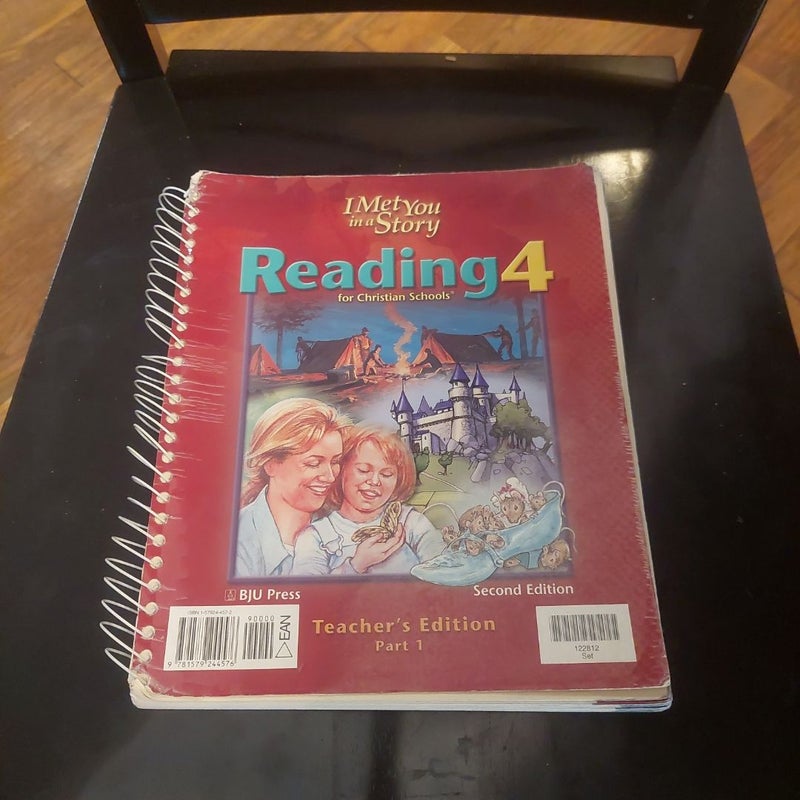 Reading 4 Teacher's Edition Pt 1