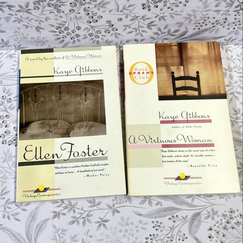 Ellen Foster & A Virtuous Woman Paperback Bundle