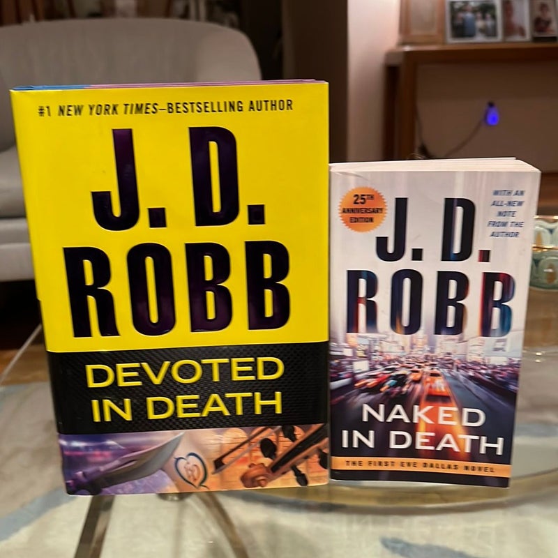 J.D. Robb 2 Book Death Series Bundle