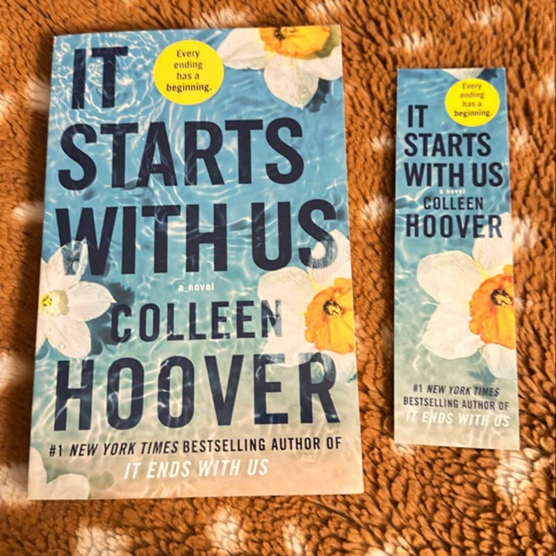 It Starts with Us (and bookmark) 