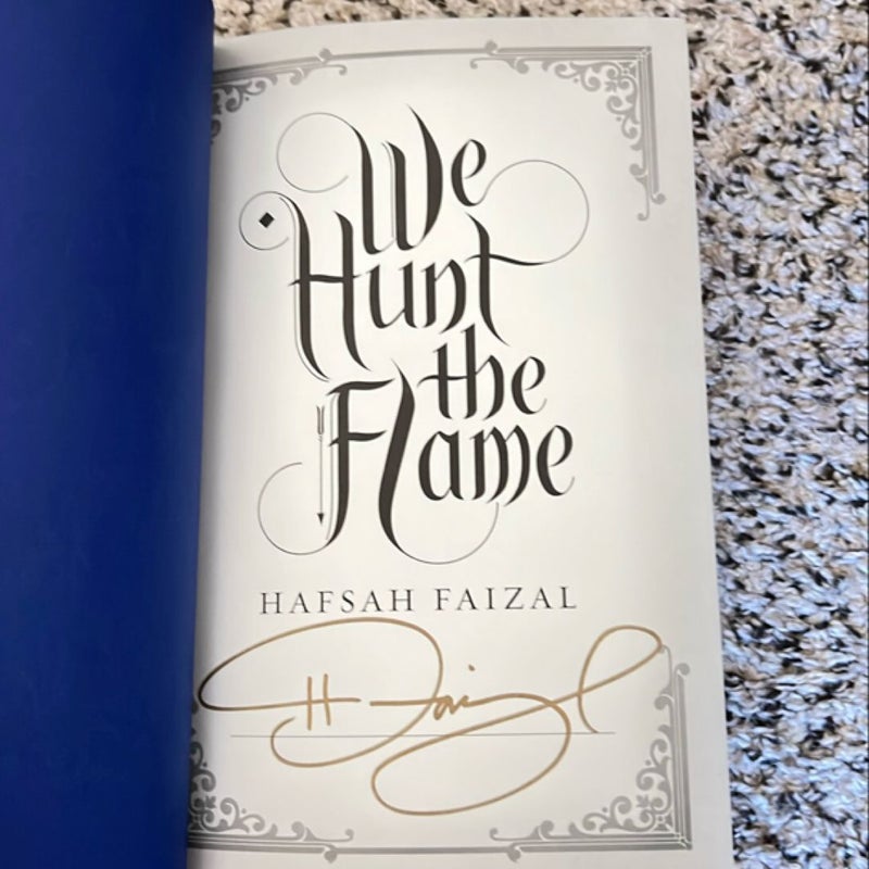 We Hunt the Flame - signed shelflove edition