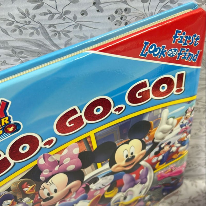 My First Look & Find Book - Mickey Roadster Racers - Go, Go, Go! by Disney