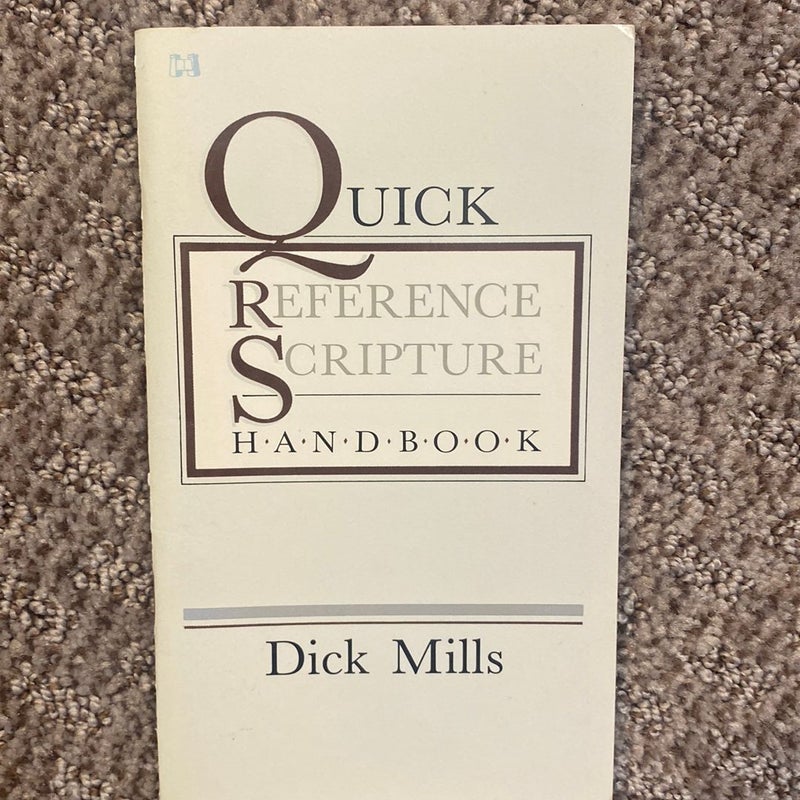 Quick Reference Scripture Handbook