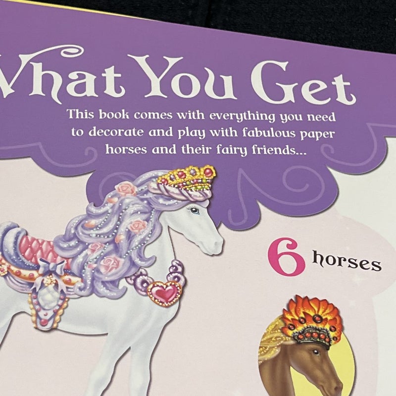 The Marvelous Book of Magical Horses: Dress up Paper Horses and Their Fairy Friends