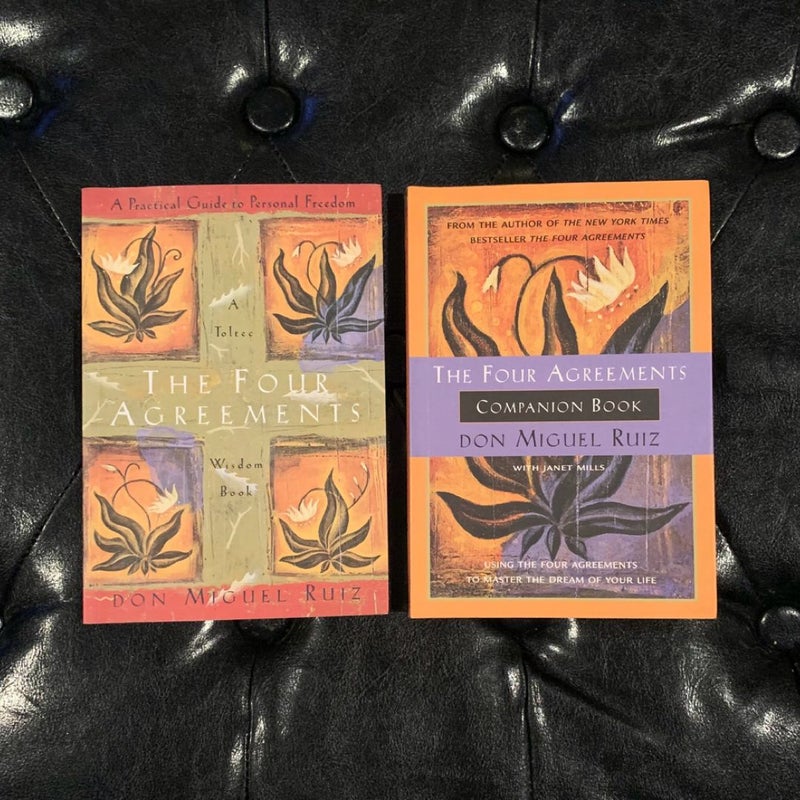 Bundle- The Four Agreements Toltec Wisdom Book & Companion Book