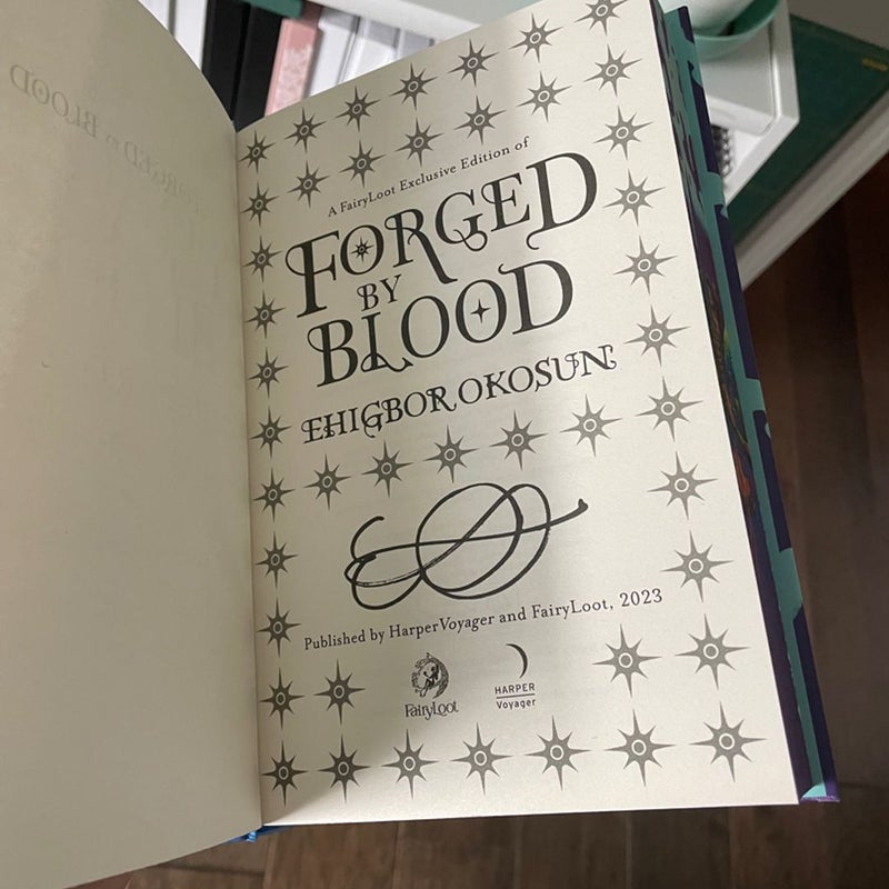 Forged by Blood (fairyloot ed) 