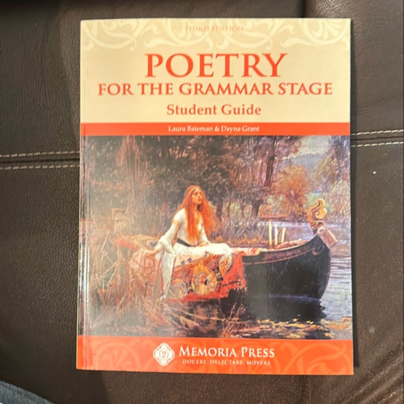POETRY FOR THE GRAMMAR STAGE