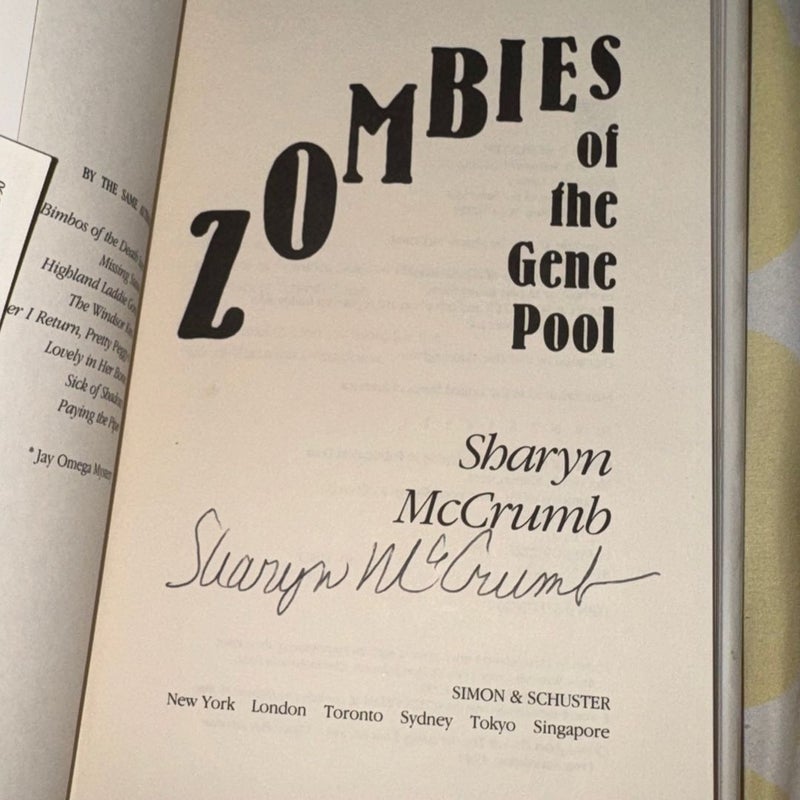 Zombies of the Gene Pool SIGNED