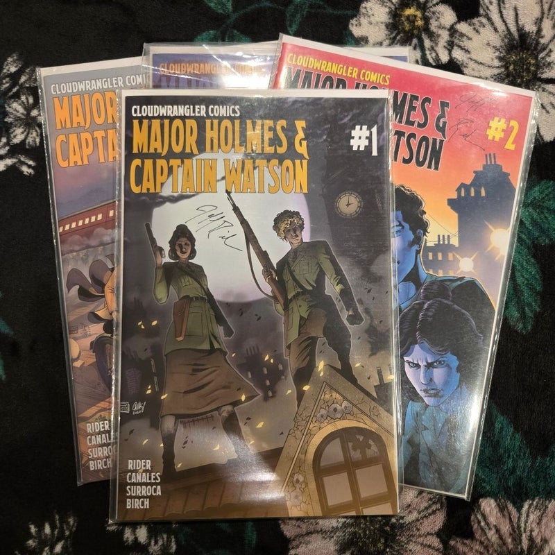 *Signed* Major Holmes & Captin Watson issues 1-4 