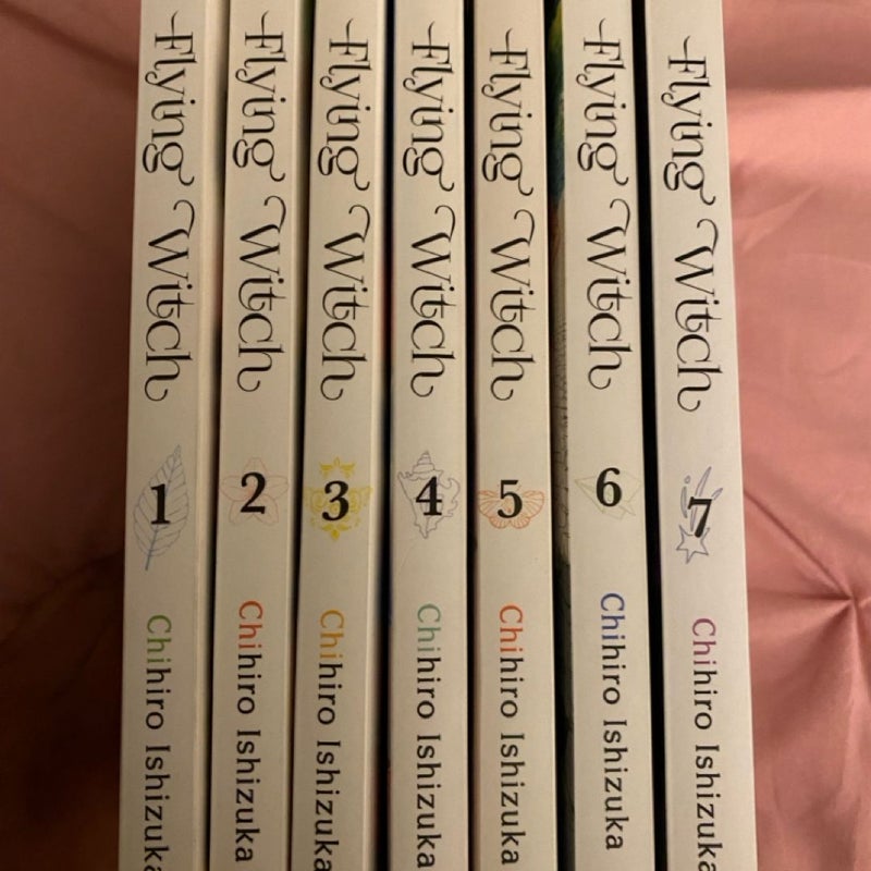 Flying Witch Manga volumes 1-7