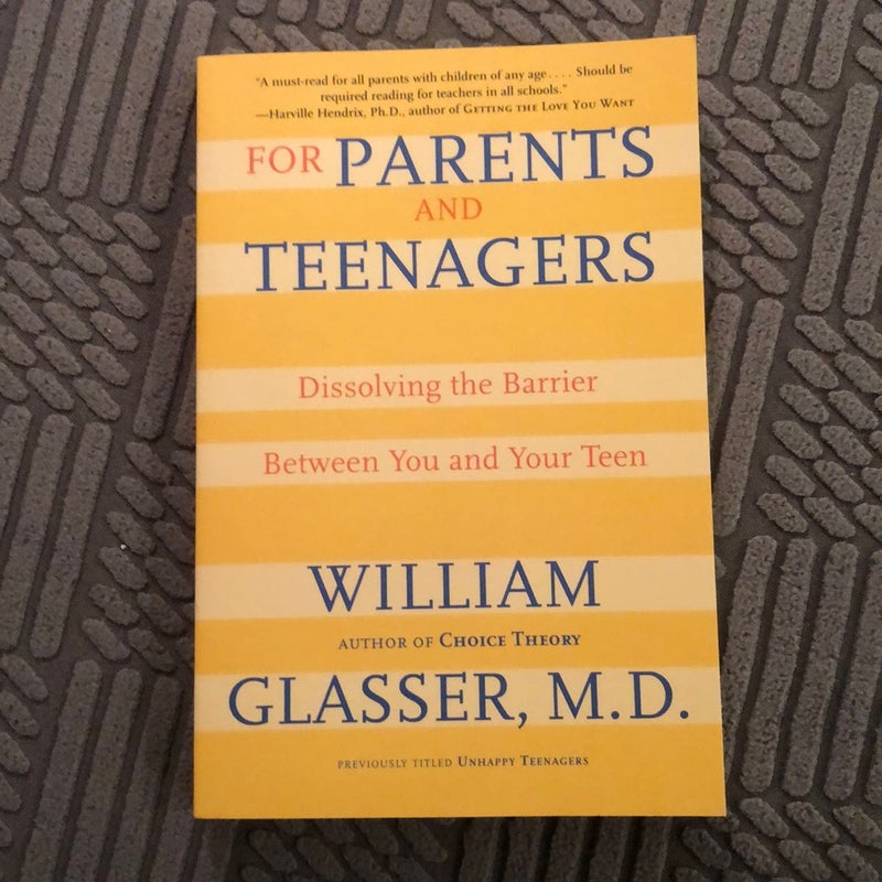 For Parents and Teenagers