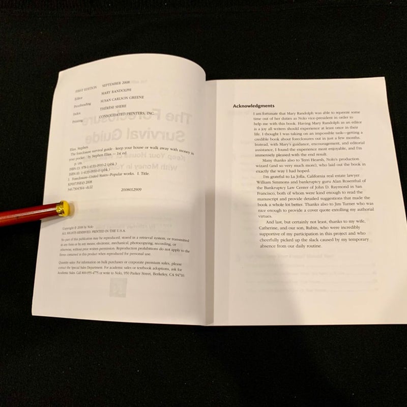 The Foreclosure Survival Guide