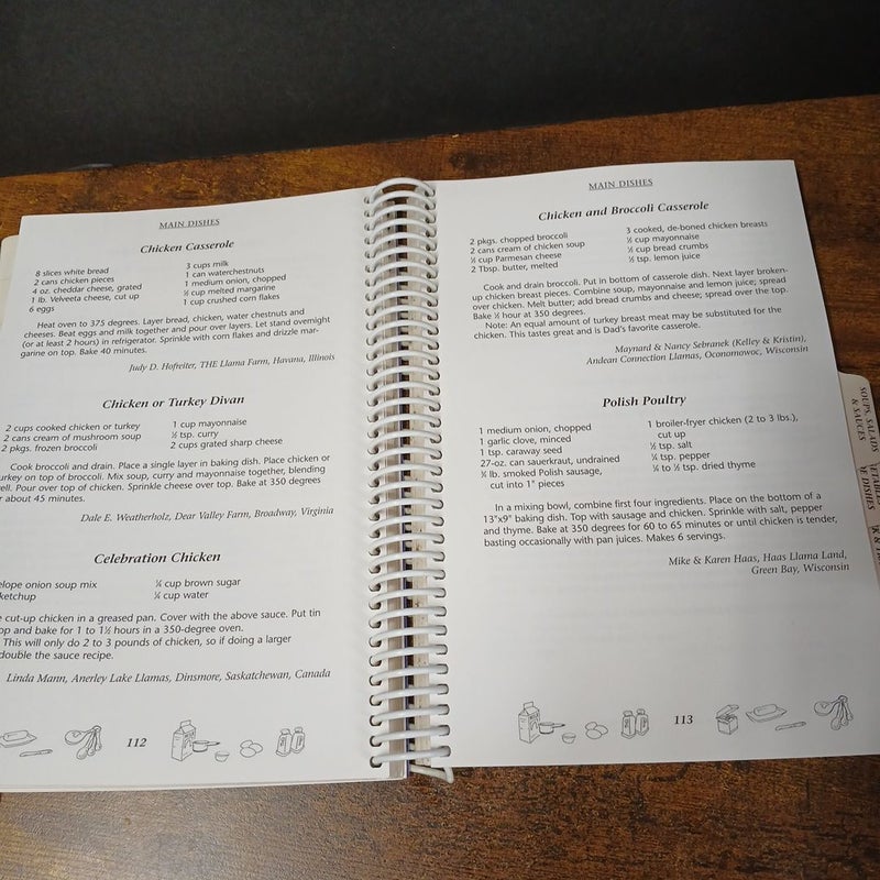 Llama Ranchers Favorite Family Recipes