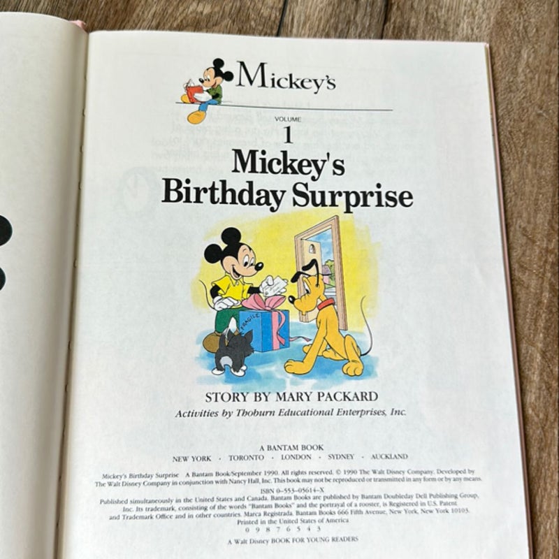 Mickey’s birthday surprise