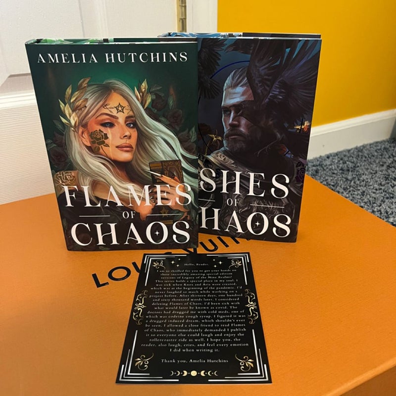 Flames of Chaos, Ashes of Chaos (1st book signed!)