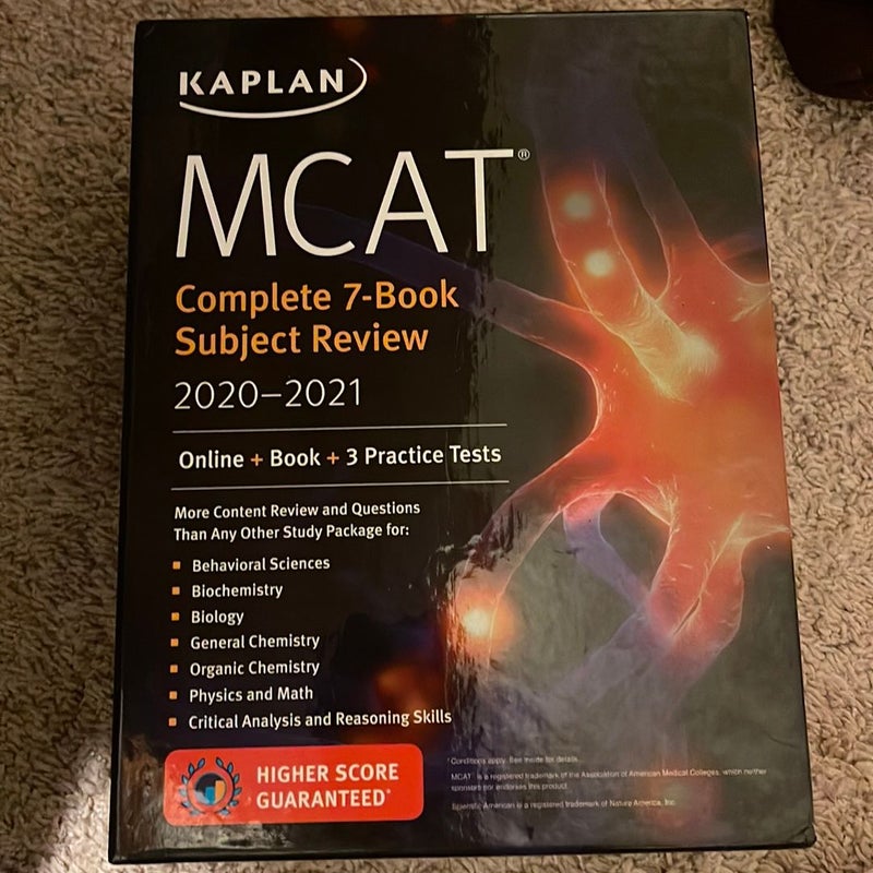 MCAT Complete 7-Book Subject Review 2020-2021