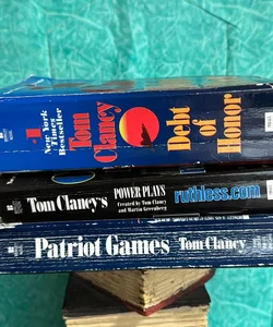 Tom Clancy 3 book bundle