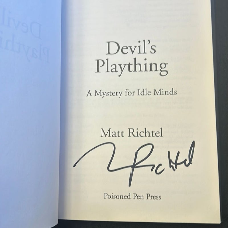 Devil's Plaything (signed)