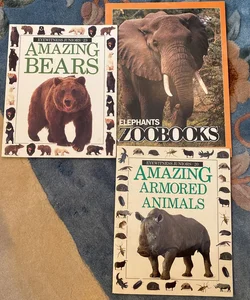Amazing Bears, Amazing Armored Animals , Elephants 