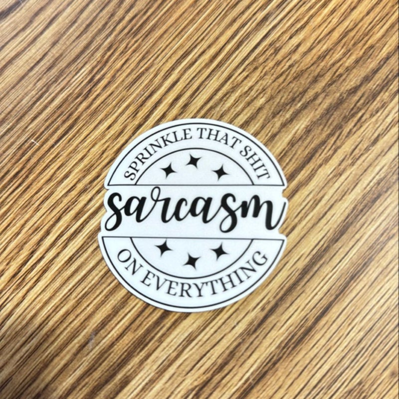 Sarcasm sticker! 