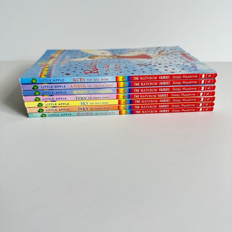 Rainbow Magic, The Rainbow Fairies book bundle, 7 books