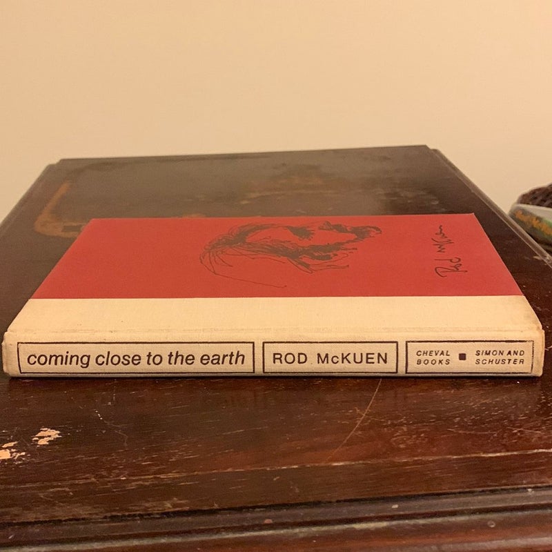 COMING CLOSE TO THE EARTH- SIGNED 1st/1st Hardcover!!
