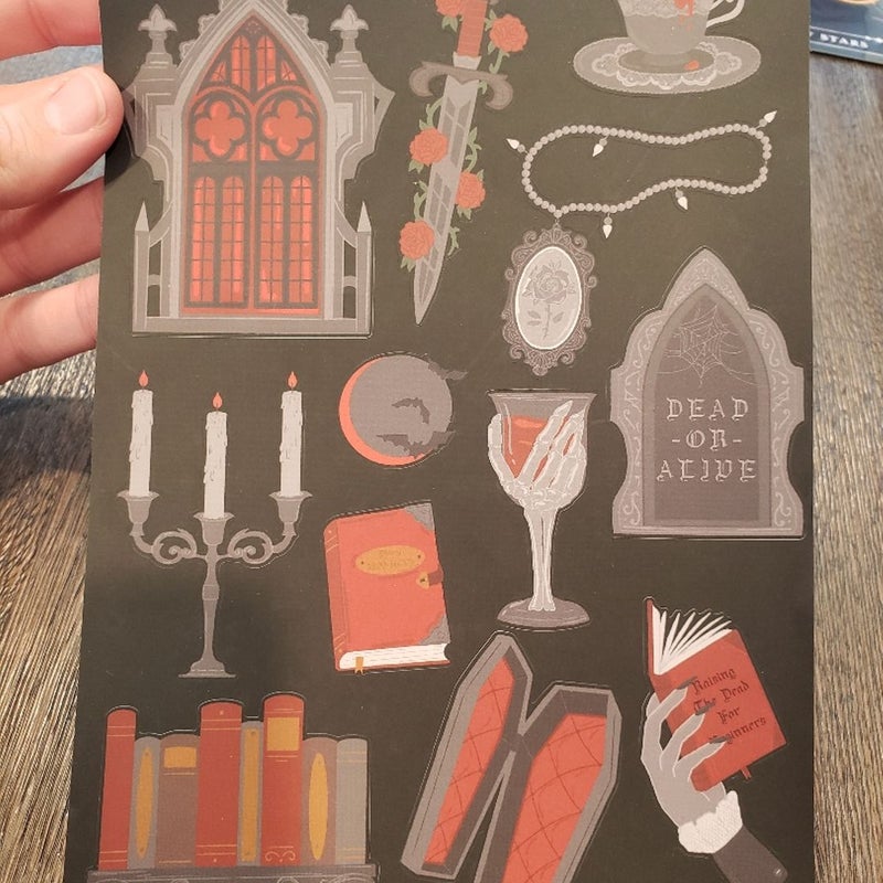 Fairyloot: Gothic Sticker Sheet