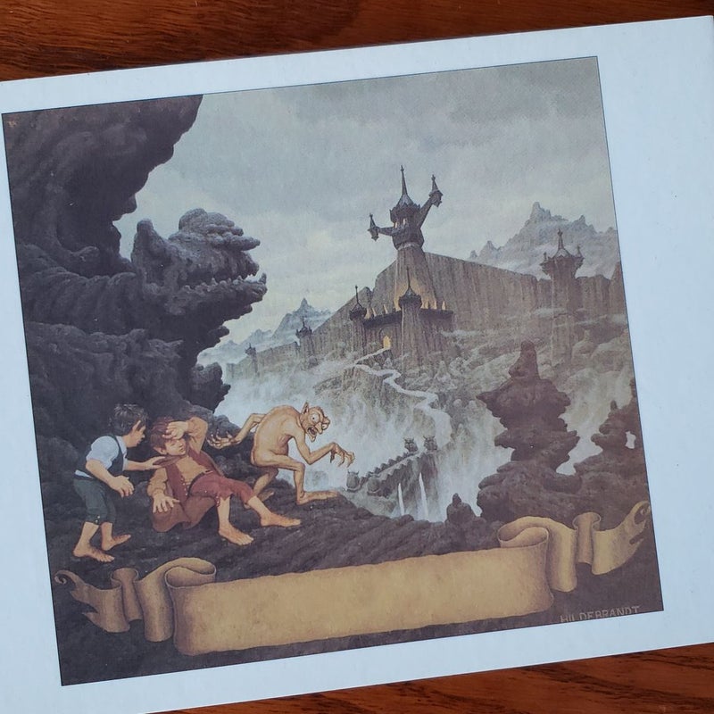 Tolkien Magnet Postcard Book