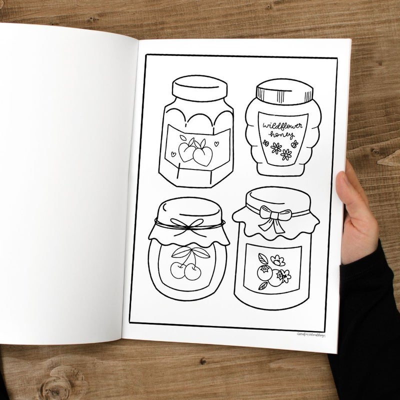 The Cottagecore Coloring Book