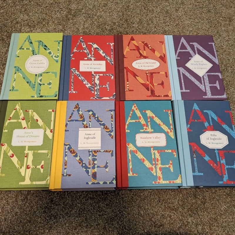 8-books Complete Box Set Anne Of Green Gables L M Montgomery