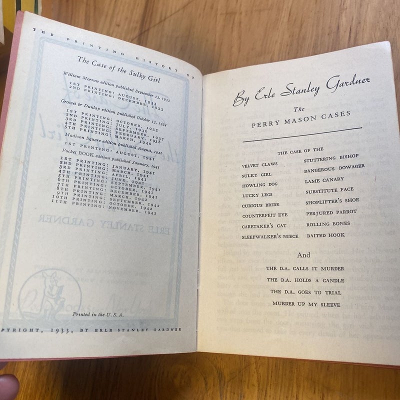 The Case of the Sulky Girl