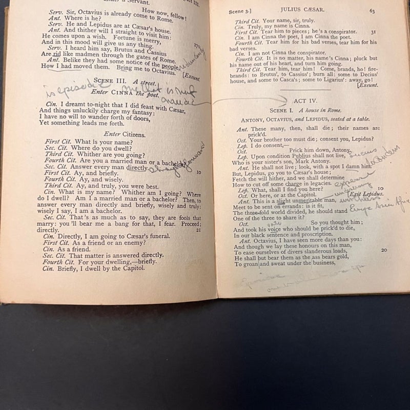 The Tragedy of Julius Caesar, The Arden Shakespeare, 1906, D.C. Heath & Co