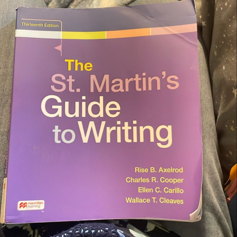 The St. Martin's Guide to Writing