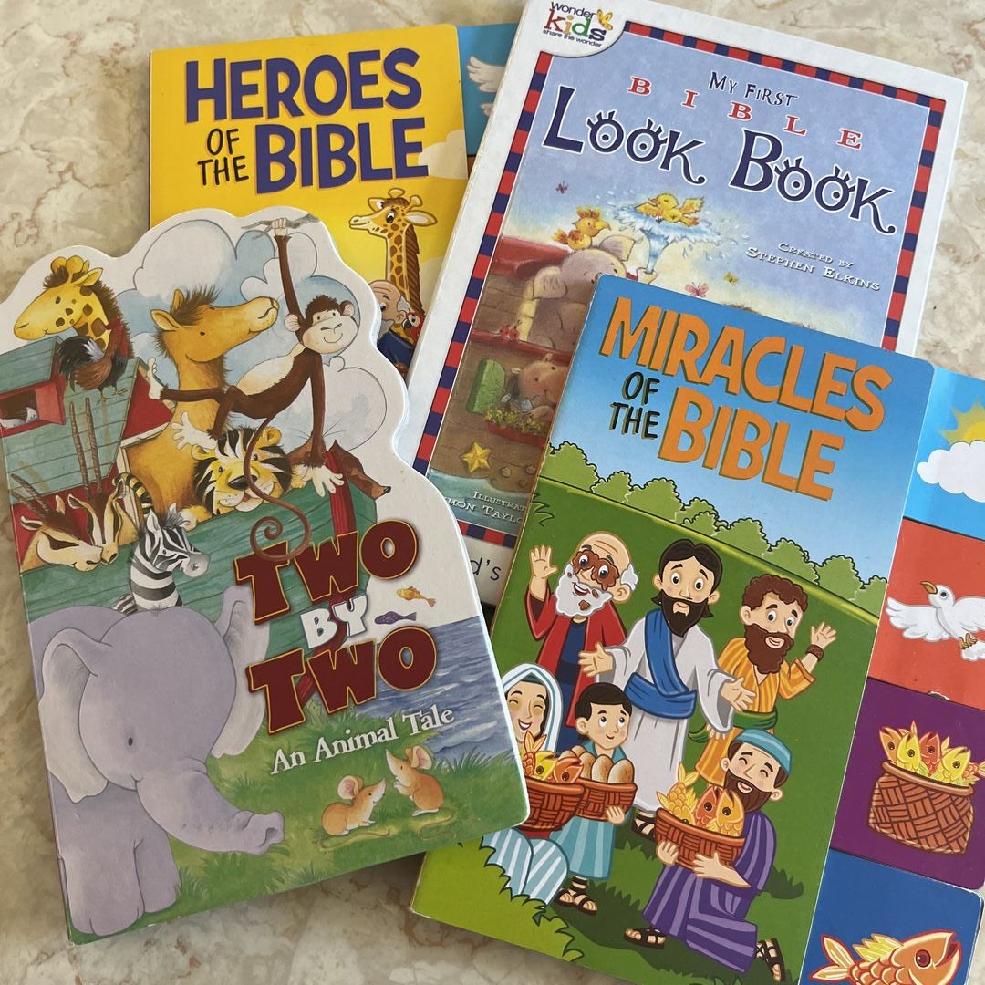 Bundle of 4 Christian books for babies/toddlers by Various , Hardcover Pangobooks