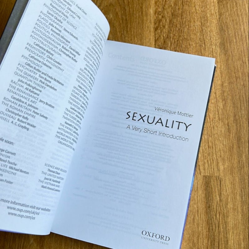 Sexuality: a Very Short Introduction