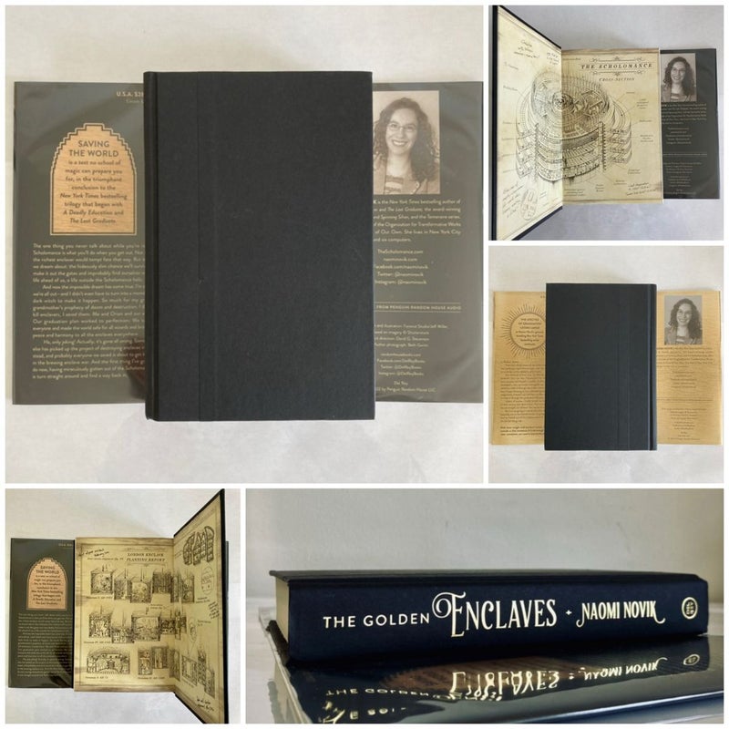 The Scholomance Series: Books 1-3 w/ Student Handbook Barnes & Noble SIGNED First Edition Set