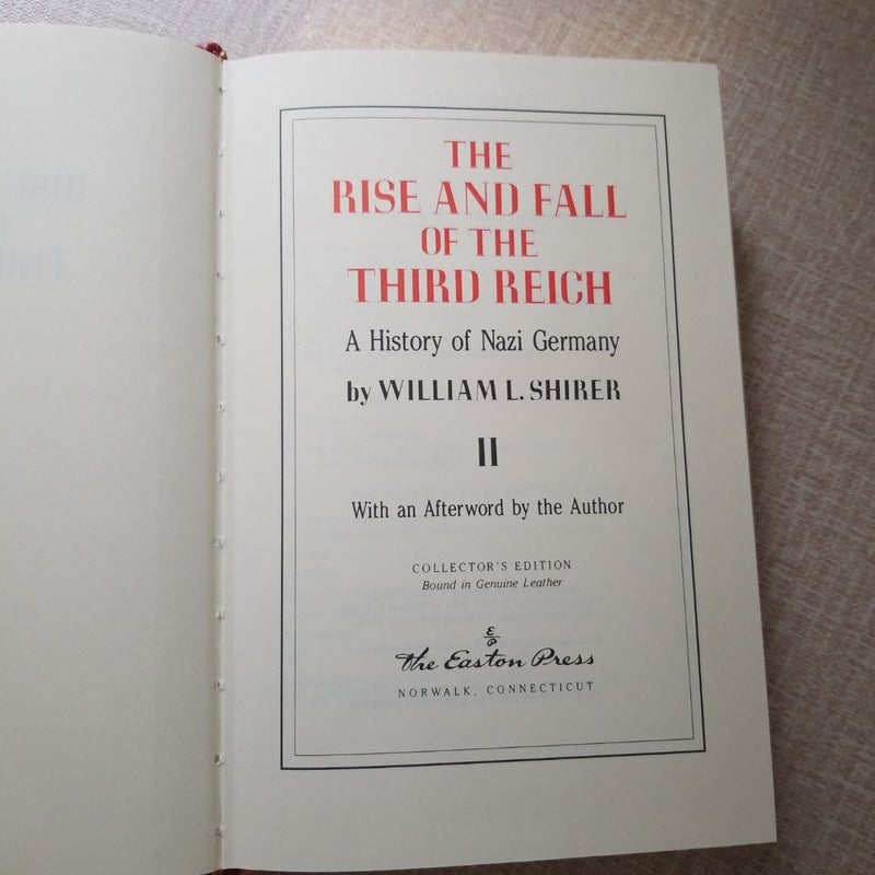 The Rise and Fall of the Third Reich Volume II