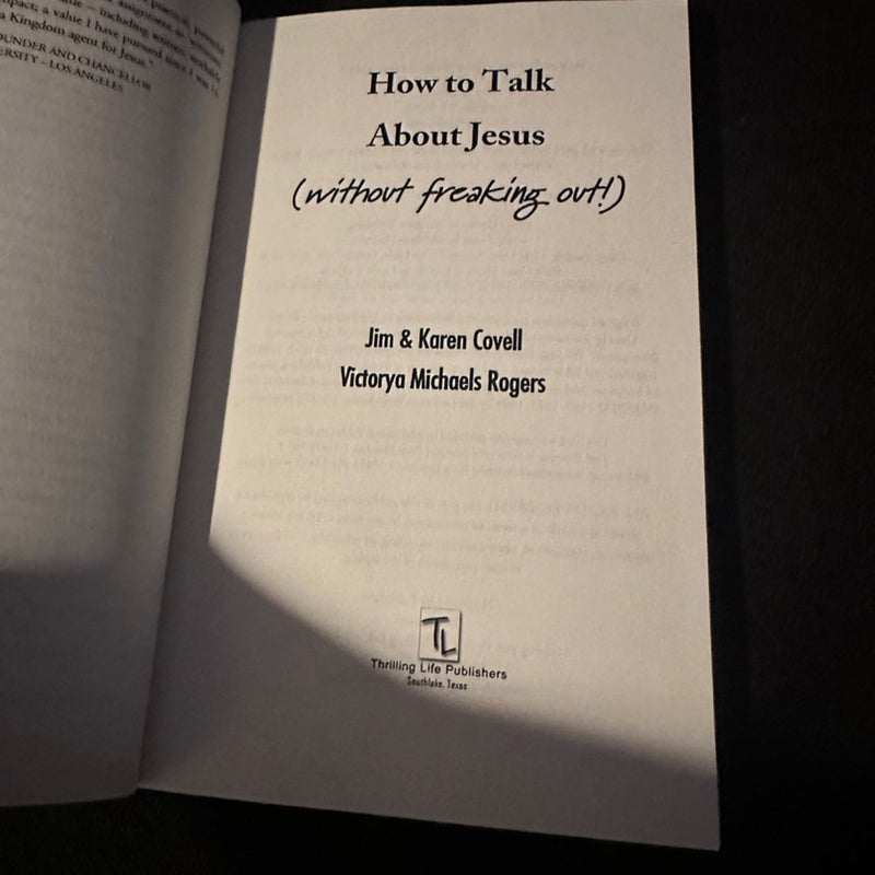 How to Talk about Jesus